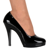 Negro Charol 11,5 cm FLAIR-480 zapatos de saln para hombre