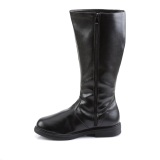 CAPTAIN-100 negro botas de capitn cosplay halloween botas de hombre