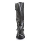 CAPTAIN-105 negro botas de capitn cosplay halloween botas de hombre