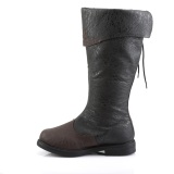 CAPTAIN-110 marrones botas de capitn cosplay mosquetero botas piratas hombre