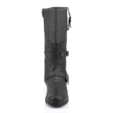 CARRIBEAN-299 negro botas de capitn cosplay mosquetero botas piratas hombre