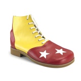 CLOWN-02 funtasma zapatos unisex de payaso y circo amarillas