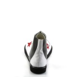 CLOWN-02 funtasma zapatos unisex de payaso y circo negro blanco