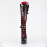 Charol 13,5 cm high heels botas pleaser con plataforma