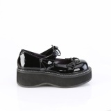 Charol 5 cm EMILY-23 emo maryjane zapatos con hebilla ancha