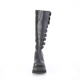 Cua alta 11,5 cm SHAKER-232 plataforma botas hasta la rodilla mujer con hebilla