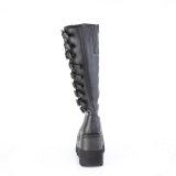 Cua alta 11,5 cm SHAKER-232 plataforma botas hasta la rodilla mujer con hebilla