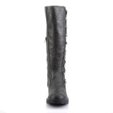 GOTHAM-109 negro botas de capitn cosplay halloween botas de hombre