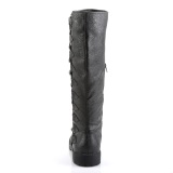 GOTHAM-109 negro botas de capitn cosplay halloween botas de hombre