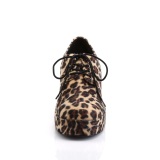 Leopardo PIMP-02 zapatos proxeneta y chulo hombre con tacn de acuario peces