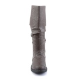 Marrones botas robinhood hombre cosplay renacimiento halloween botas