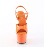 Naranja 18 cm ADORE-709 pleaser plataforma sandalias de tacn alto