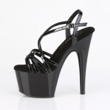 Negros 18 cm ADORE-713 pleaser sandalias de tacn aguja mujer