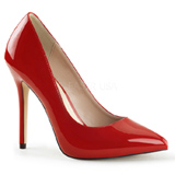 Rojo Charol 13 cm AMUSE-20 Stiletto zapatos tacn de aguja