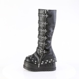 Vegano 12 cm STOMP-223 botas cyberpunk plataforma de cuas con hebilla