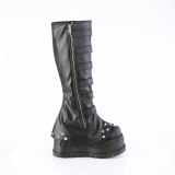 Vegano 12 cm STOMP-223 botas cyberpunk plataforma de cuas con hebilla