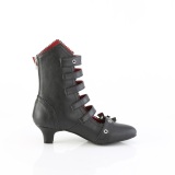 Vegano 5 cm FLORA-1035 nosferatu botines gticos con hebillas