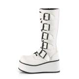 Vegano 8,5 cm TRASH518 cyberpunk plataforma botas hasta la rodilla hombre blanco