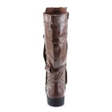 WALKER-130 marrones botas de capitn cosplay halloween botas de hombre